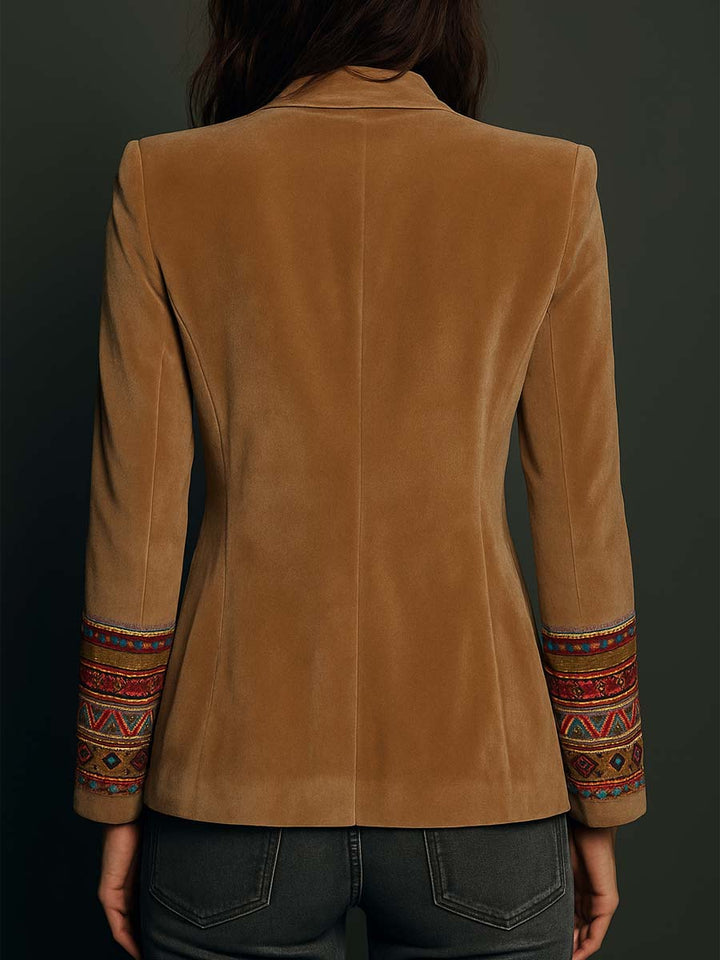 Giselle | Embroidered Bohemian-Style Blazer