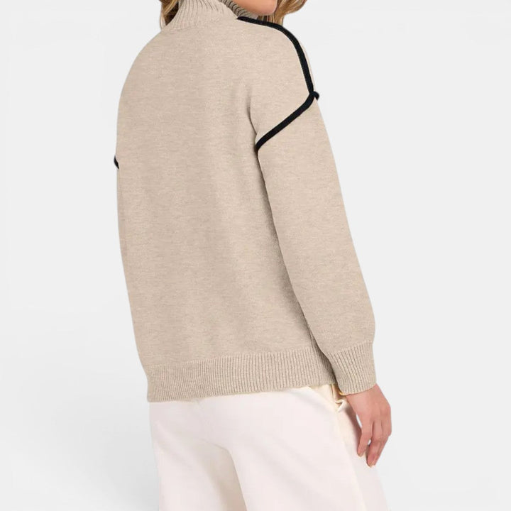 Zibby | Quarter Zip Pullover Sweater