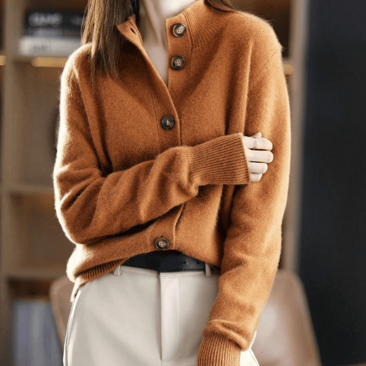 Emmeline | Women's Long Sleeve Cropped Cardigan