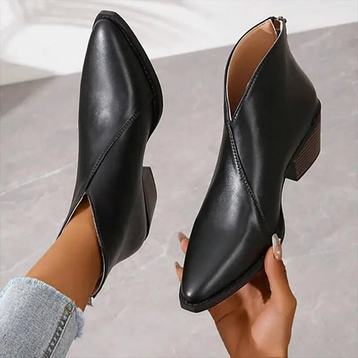 Evelyn Ankle Boots with Platform Heel | Women's Footwear