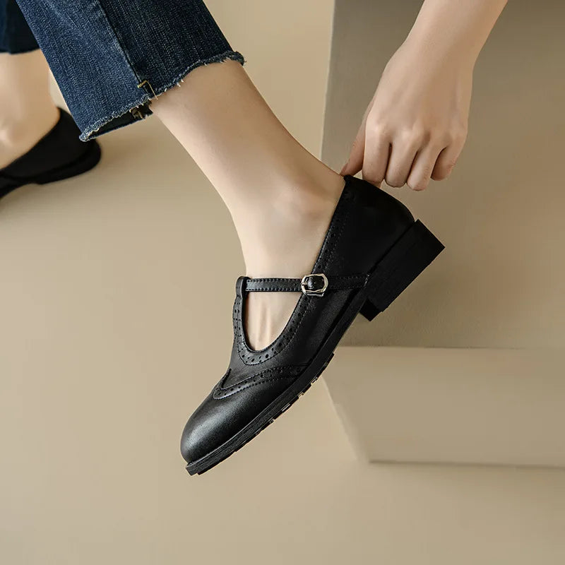 Jamie | Elegant T-Strap Mary Janes