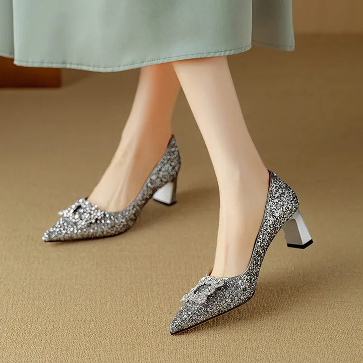 Jamie | Gloria Glitter Pumps