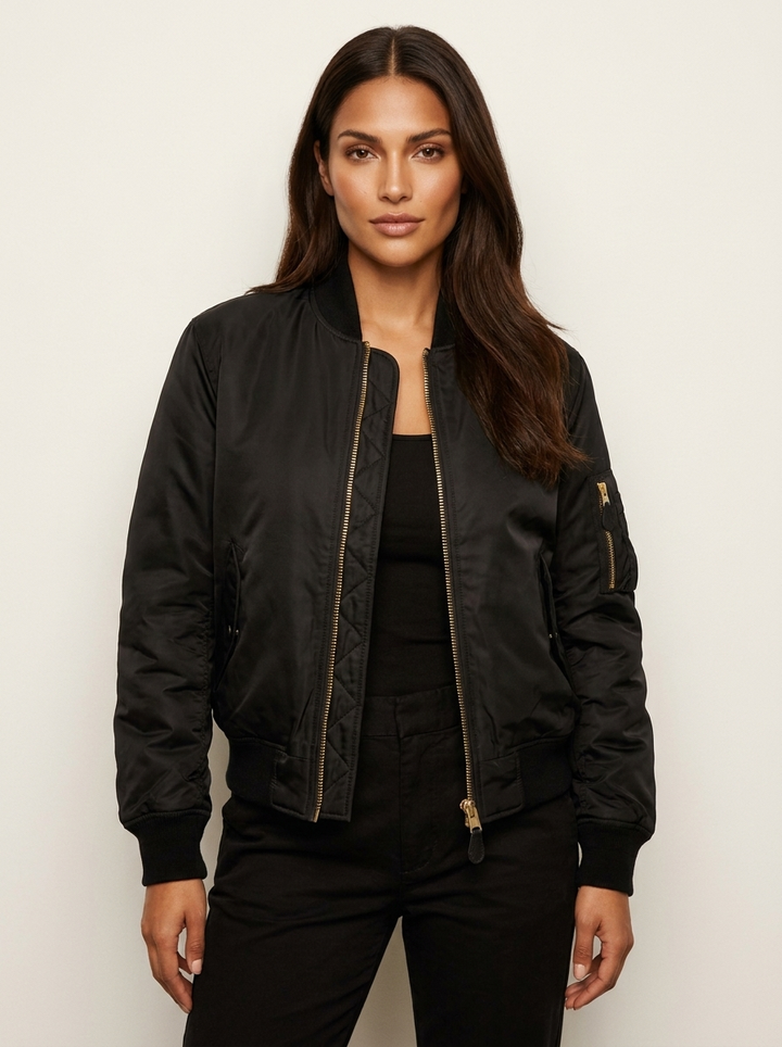 Julia | Classic Bomber Jacket