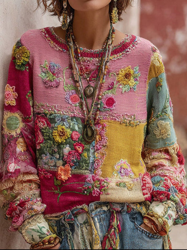 Patrice | Women's Boho Knit Sweater