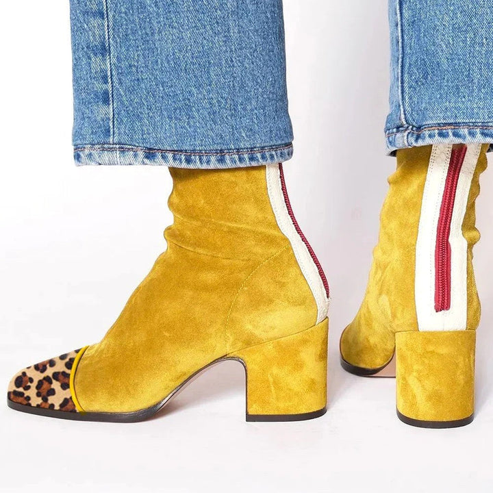 Hailey | Women's Square Toe Heeled Boots