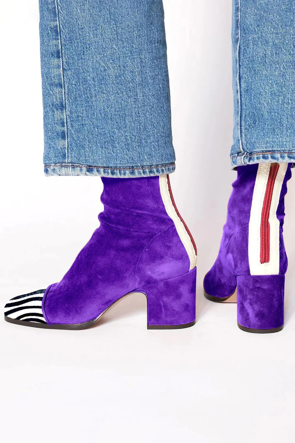 Hailey | Women's Square Toe Heeled Boots