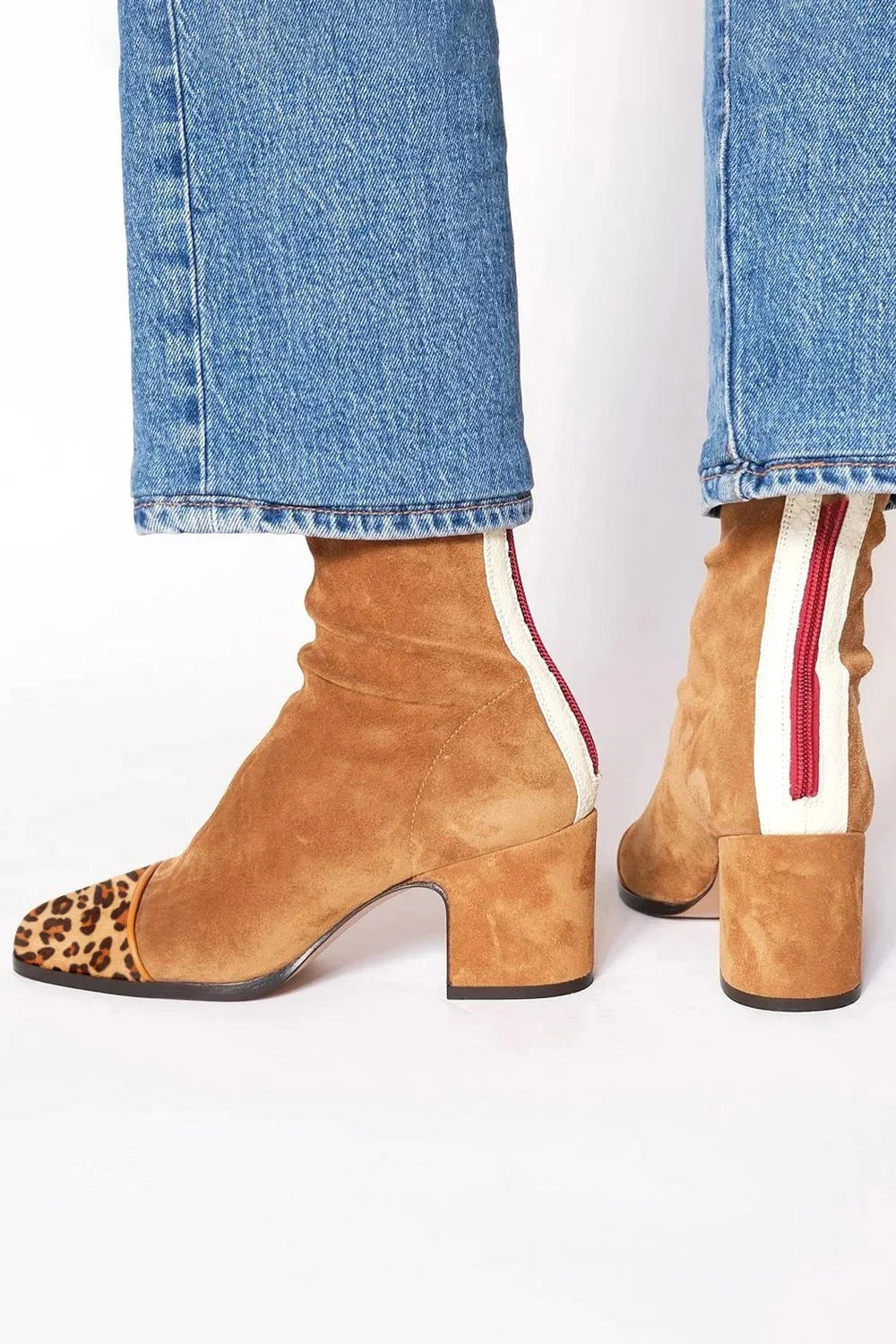 Hailey | Women's Square Toe Heeled Boots