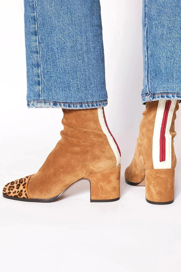 Hailey | Women's Square Toe Heeled Boots
