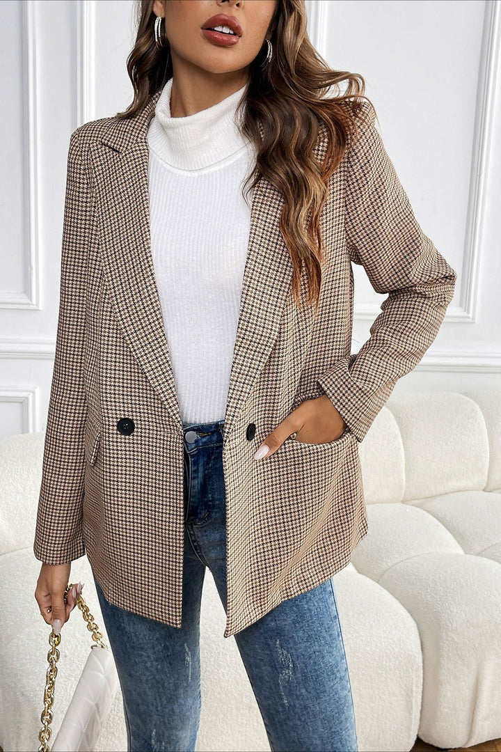 Beatrice | Vintage Houndstooth Blazer