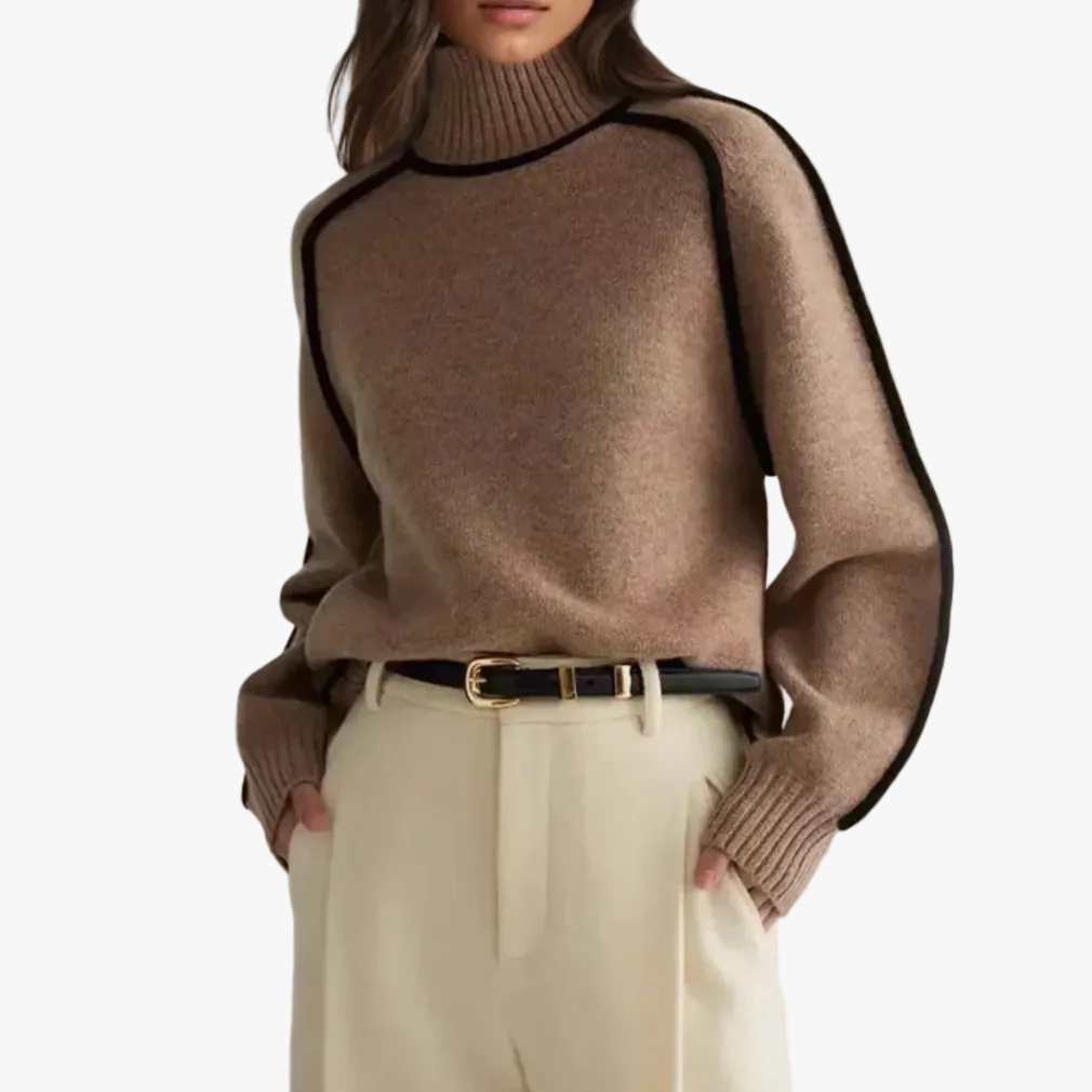 Sally | Women's Knit Turtleneck Sweater