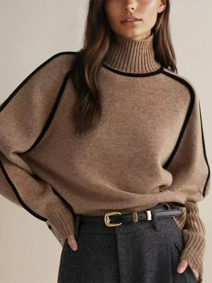 Sally | Women's Knit Turtleneck Sweater