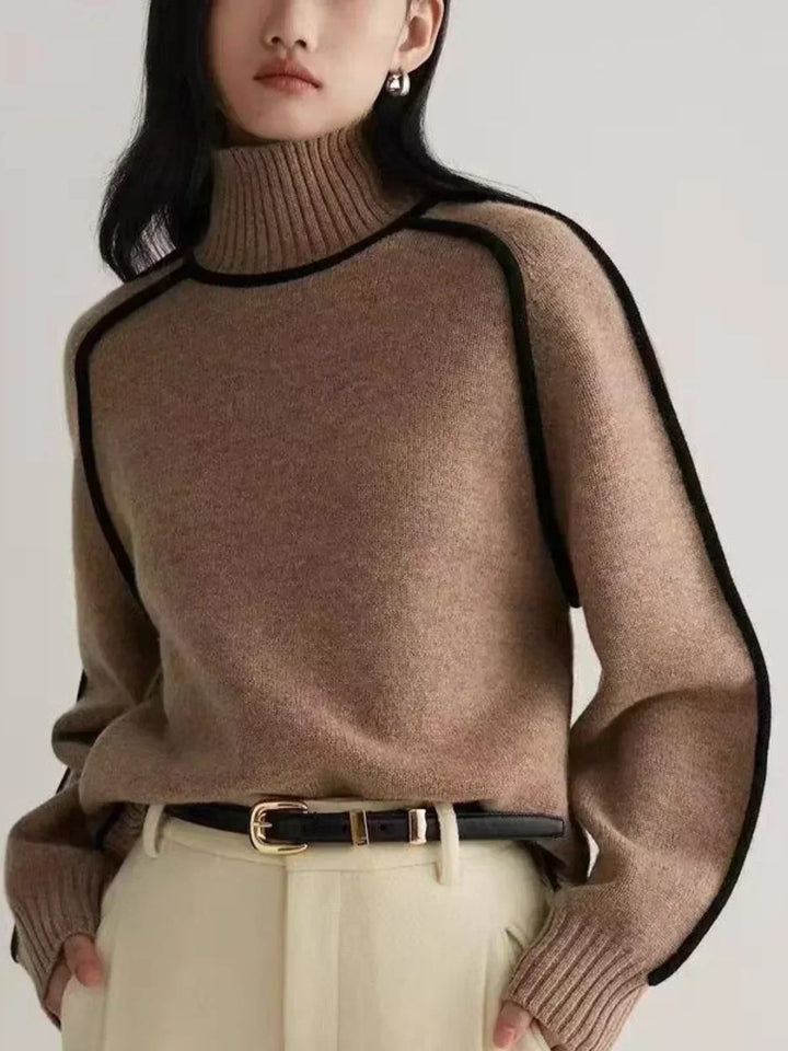 Sally | Women's Knit Turtleneck Sweater