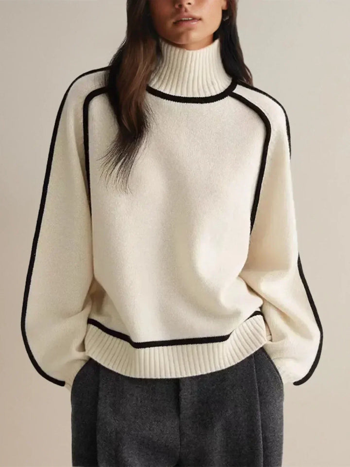 Sally | Women's Knit Turtleneck Sweater