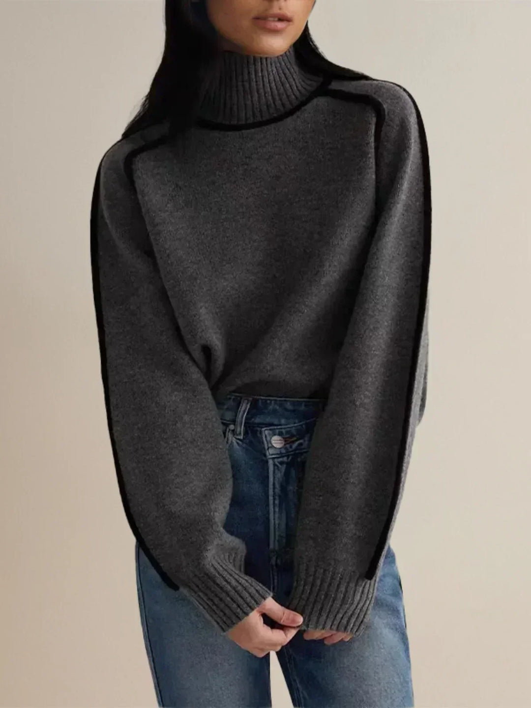 Sally | Women's Knit Turtleneck Sweater